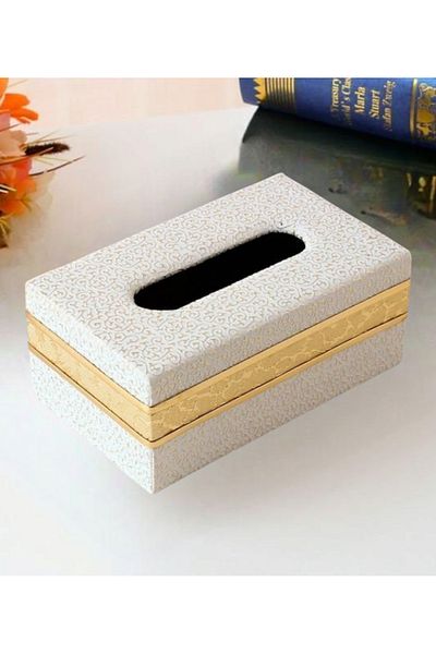 Generic Elegant PU Leather Tissue , Rectangular Napkin Holder, Paper Box Dispenser