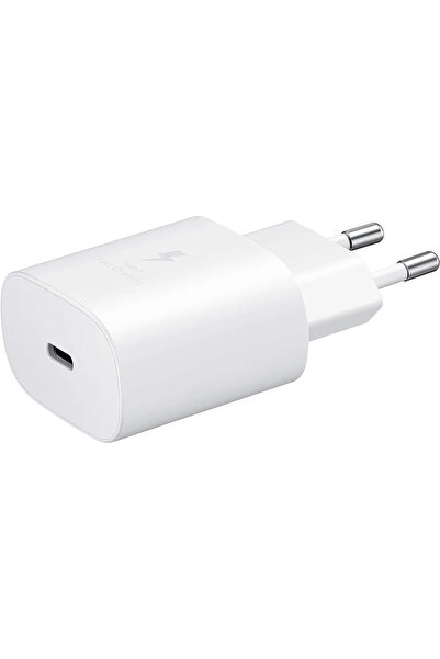 QEM Samsung 25w Süper Hızlı Usb Type C Şarj Adaptörü 25watt Turbo Adaptör