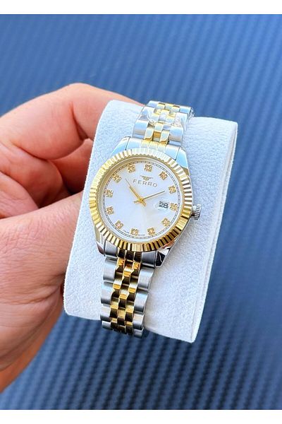 FERRO Two Colors Steel Cord Women Wrist Watch Asw123-I1905Fr