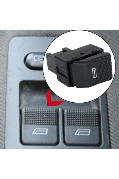 Car19 2 Adet Volkswagen Polo Cam Düğmesi Anahtarı Sol Takım 2000--2001