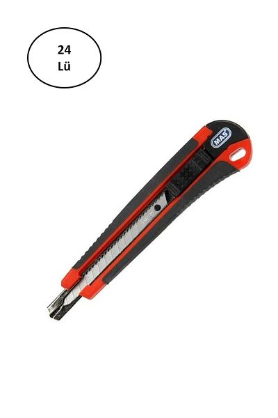 Mas 2740 Model Small 24-Piece Rubber Body Utility Knife