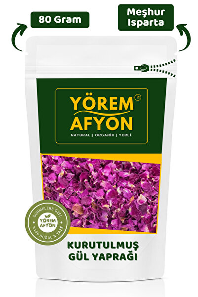 Gülçehre Meşhur Isparta Yöresinden Kurutulmuş Tomurcuk Kokulu Gül Yaprağı Kur...