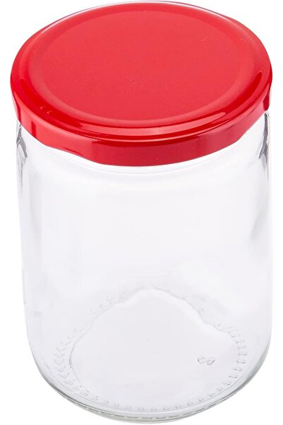 AKDC Glass Bottle W/Metal Lid L(7CM) XW(7CM) XH(10CM) Transparent