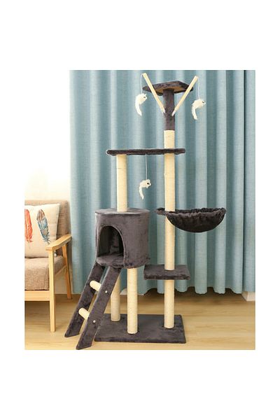 KidLe Multi-layer Cat Tree House Cat Scratching Post