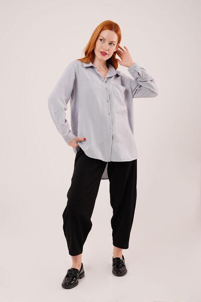 peregrine moda Loose Cut Pocket Grimelange Shirt