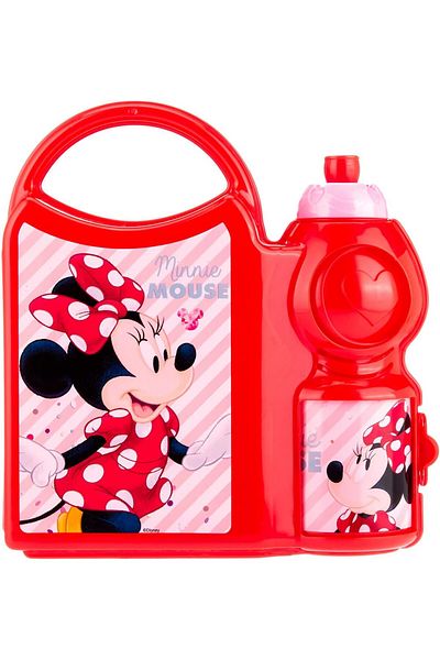 AKDC SNACK BOX W/WATER BOTTLE 7CMX19CMX20CM Red 8412497188710
