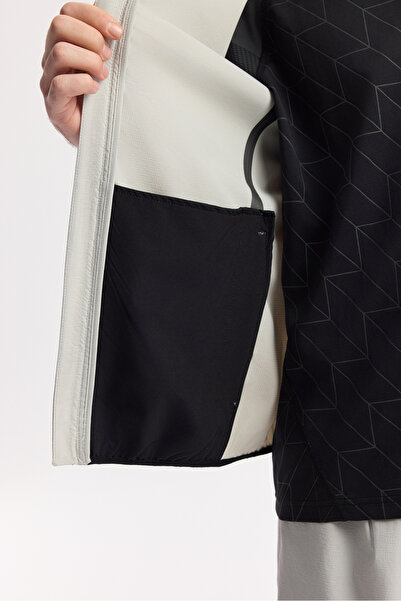 Avva Erkek Taş Dik Yaka Su İtici Rüzgar Geçirmez Bi-Stretch Comfort Fit Yelek A51Y6552