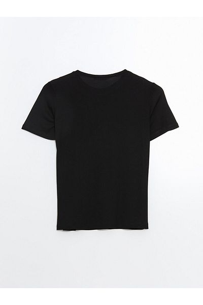 LC Waikiki Tricou de damă cu gât cu flori