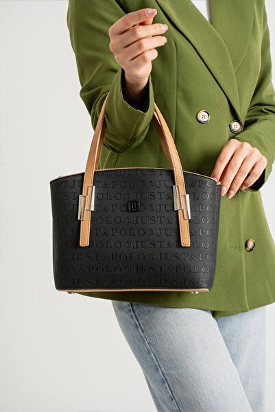 Just Polo حقيبة كتف نسائية مكونة من 5 أقسام منقوشة ومطبوعة من JustPolo tyc00e...