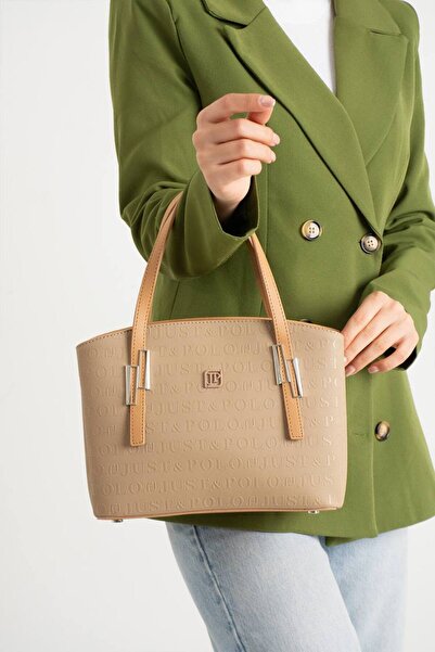 Just Polo Women 5 Compartment Hand Shoulder Bag Embossed Printed Justpolo Tyc...