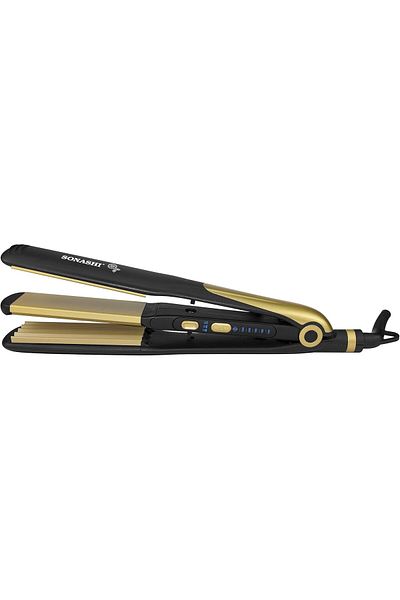 sonashi 2-in-1 Hair Straightener & Crimper, Ceramic Plates, Temp Control, LED Indicator, 70W