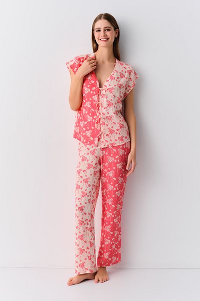 SUWEN Florence Masculine Pajama Set