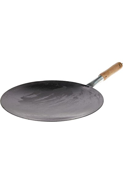 RAJ Cast Iron Dosa Tawa, Black, 35 cm (IHT014) - Flat Pancake Griddle