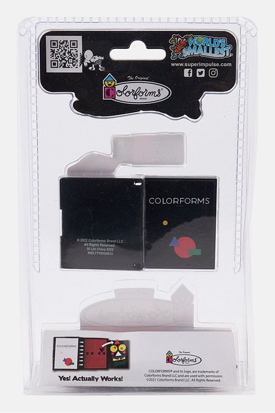 Super Impulse Worlds Smallest Colorforms Creative Play, White