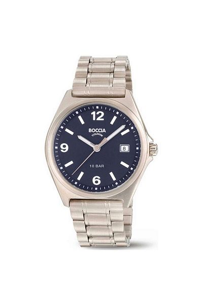 Boccia Mens Watch 3663-02, Quartz, 39mm, 5atm