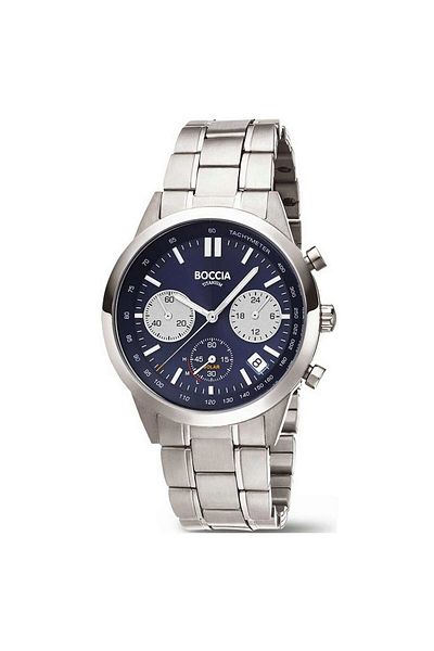 Boccia Mens Watch 3737-02, Quartz, 41mm, 5atm