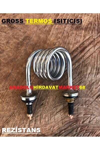 Gross 12volt Araç Termosu Rezistans Ketıl Su Isıtıcı Karavan Rezistansı