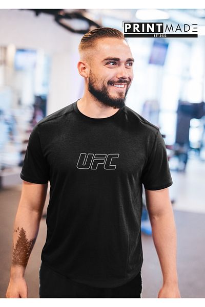 printtmade Tricou imprimat de înaltă calitate UFC Crew Neck