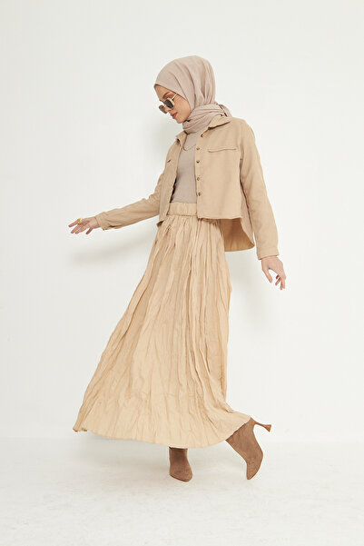 RTBUTİK Crinkle Crash Hijab Φούστα, Hijab Φούστα, Γυναικεία Φούστα Δώρου