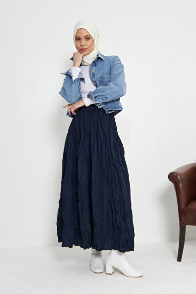 RTBUTİK Fusta Hijab Crinkle Crinkle, Fusta Hijab, Fusta Cadou pentru Femei