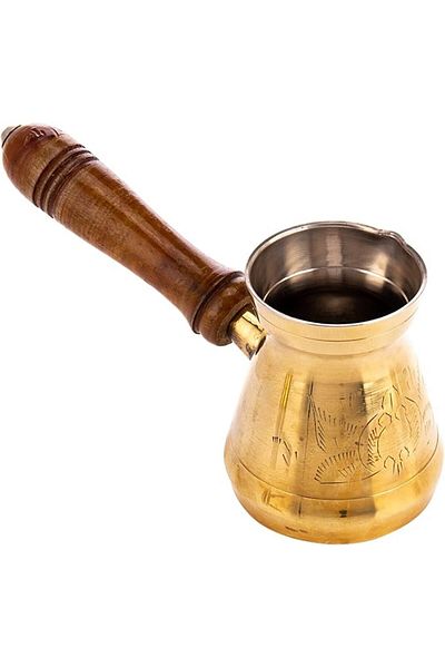 AKDC Brass Mug W/Handle M 7Cm X 7Cm X 8Cm Golden