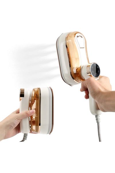 COOYA Steamer for Clothes,1200W Foldable Handheld Travel Steamer,Fast Heat Up,180ml Water Tank,White
