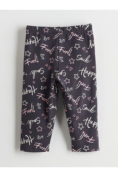 LC Waikiki 3/4 Length Girl's Tights with Elastic Waist