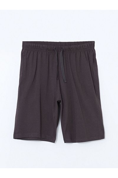 LC Waikiki Anthracite Standard Fit Men's Pajama Bottom Shorts
