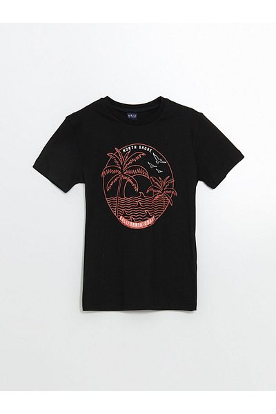LC Waikiki New Season Crew Neck Boy's T-Shirt - S5Lm18Z4