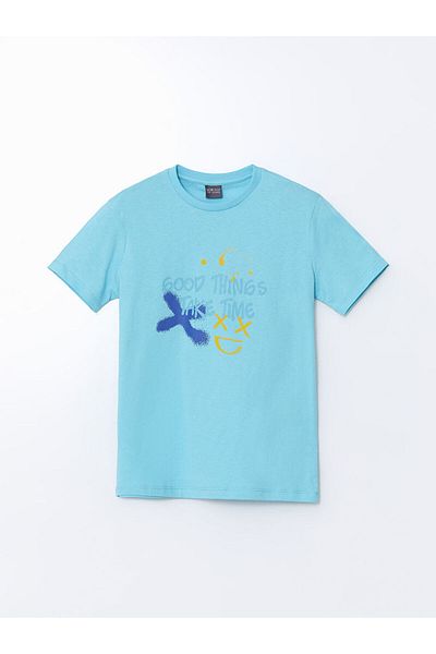 LC Waikiki Tricou pentru băiat cu gât crew New Season - S5K959Z4