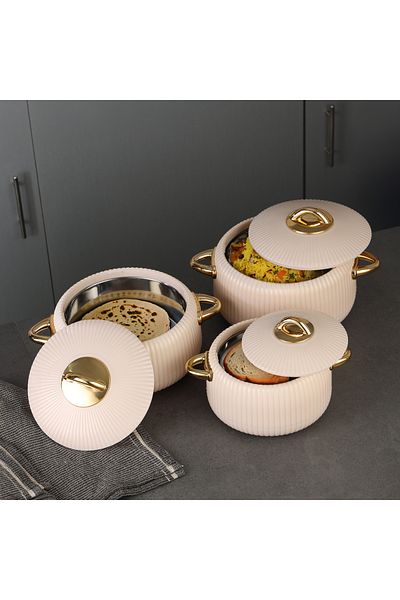 ROYALFORD Pearl Insulated Hot Pot Set Of 3 Rf12712 Assorted Sets