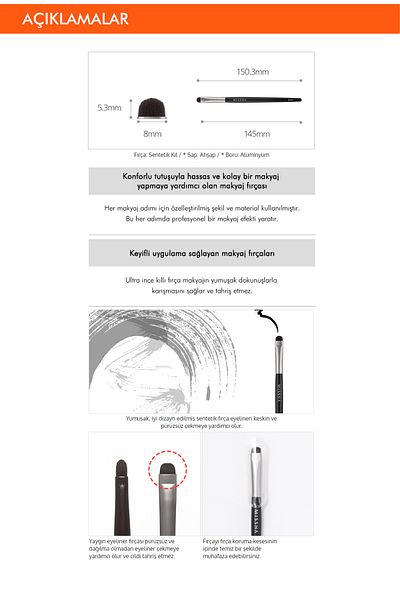 Missha Artistool Eyeliner Brush - # 401 Model