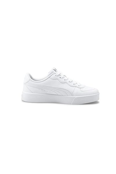 Puma Pantofi sport pentru femei Skye Clean 380147 -02 Alb-alb-argintiu