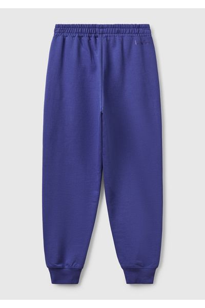 United Colors of Benetton Γυναικείο Lavender Blue 100% βαμβακερό μανσέτα με ελαστική μέση κανονική εφαρμογή