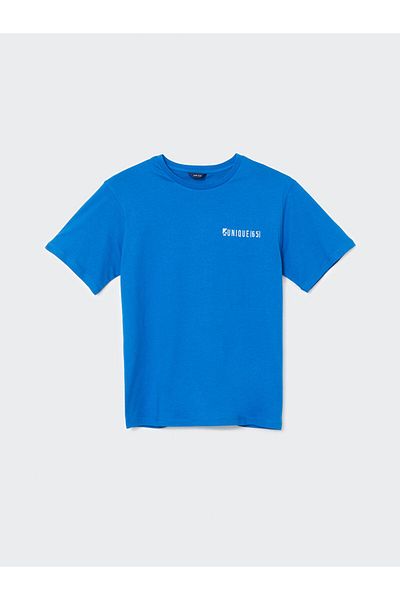 LC Waikiki Tricou în vrac cu mânecă scurtă cu gâtul turn pentru bărbați S5K443Z8