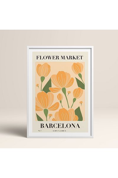 HOMEPACK Single Wooden Framed Painting One Piece Poster Painting Tk/938