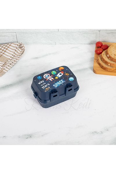 KaktüsKedi Children's Lunch Box - Lunch Box Space Edition