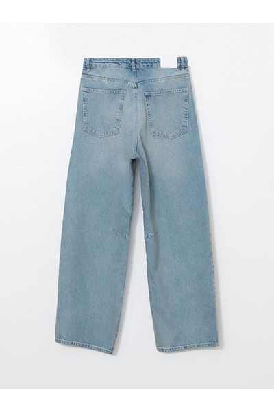 LC Waikiki Pantaloni Jean de damă Balloon Fit