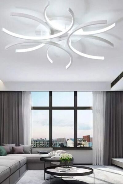 Ömür Avize Süsen Modern Ledli Avize