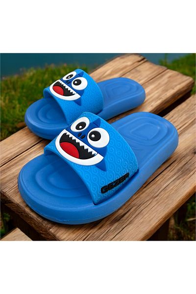 GEZER Children's Slippers Beach Pool Garden Daily Use. Boy's Slippers