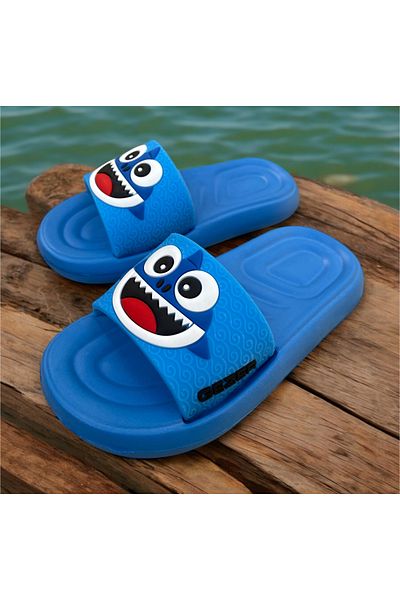 GEZER Children's Slippers Beach Pool Garden Daily Use. Boy's Slippers