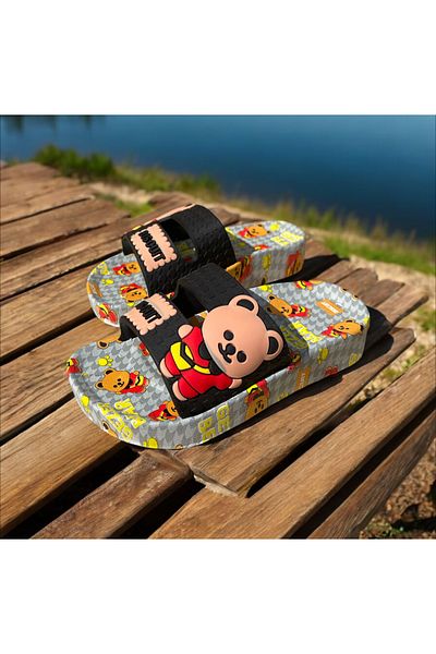 GEZER Children's Slippers Beach Pool Garden Daily Use. Boy's Slippers