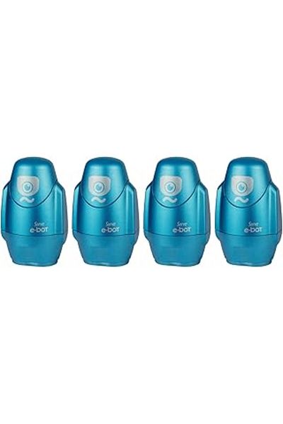 STOREMAX E-Boot Wipe Calemtiras Metallic Blue Set of 4