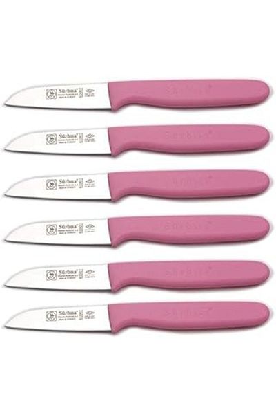 ShopZum Sürbısa Sürmene 6-Piece Fruit Knife Set 61007 (Pink)