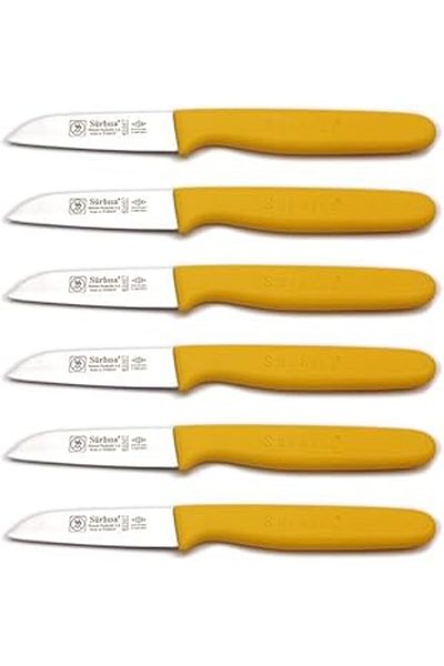 Sürbisa Sürbısa Sürmene 6-Piece Fruit Knife Set 61007 (Yellow)