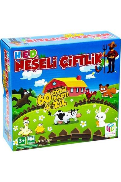 Tıfıl Toys Cheerful Farm Box Game Mind and Intelligence Game Tifıl Toys-229