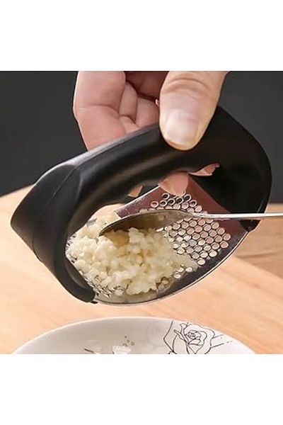 SH TICARET Plamystical Garlic Masher, Stainless Steel, Ergonomic Design Newing 1139529