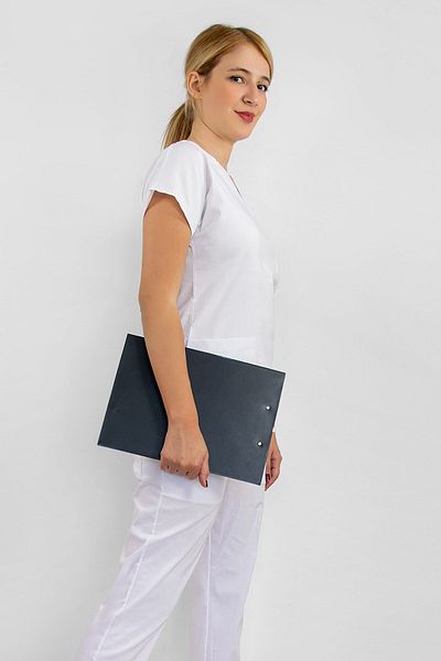 Nur Medikal Giyim Unisex White Alpaca Doctor Nurse Hospital Cook Single Top Jersey Scrubs
