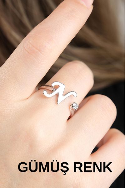 Jack Ferrero Silver Anti-Arroof Letter Ring