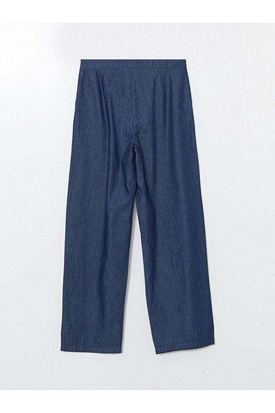 LC Waikiki Lcw Modest Indigo Wideleg Women's Jean Pants